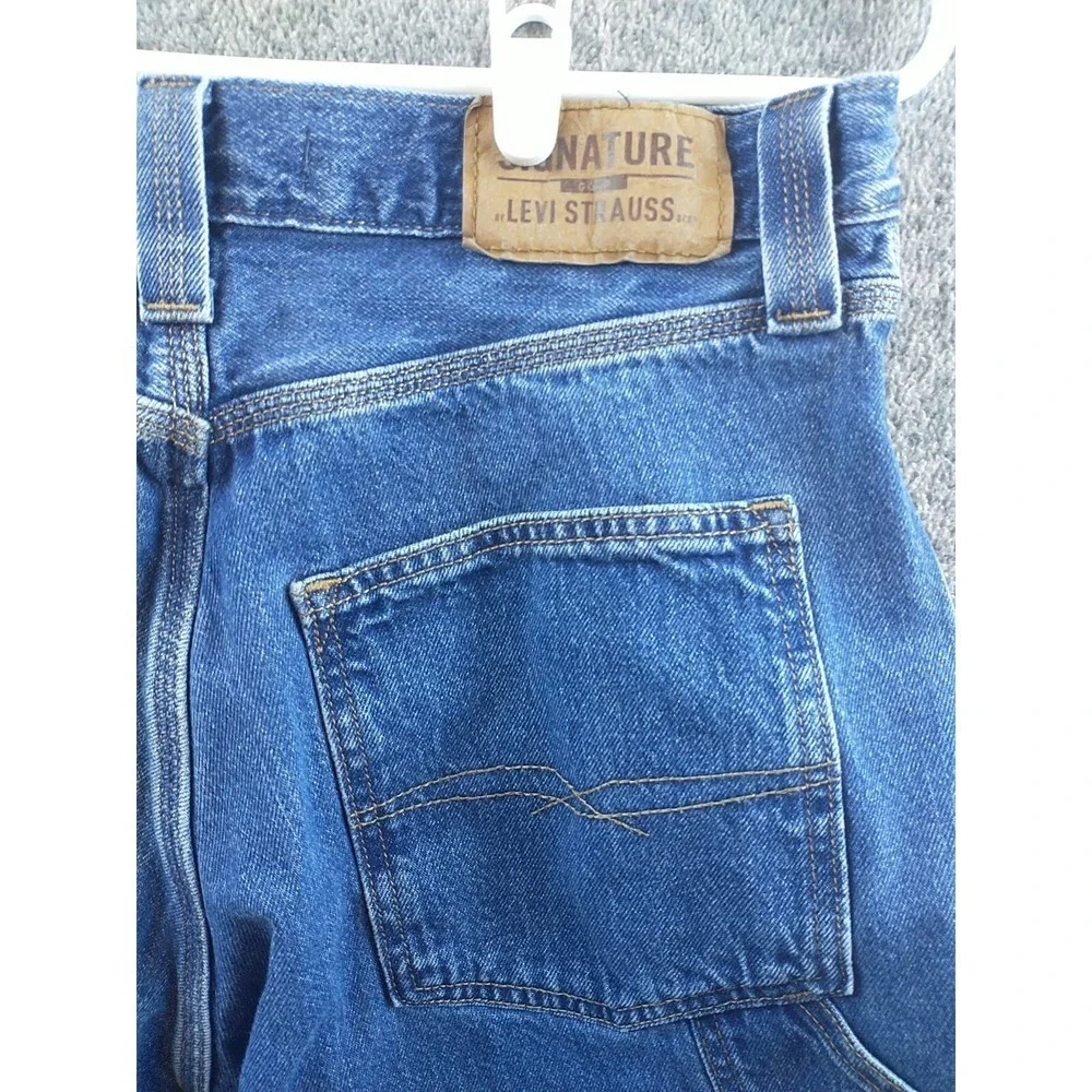 Signature by Levi Strauss Mens Carpenter Jeans Blue W32 L31 A6164-0000 Utility